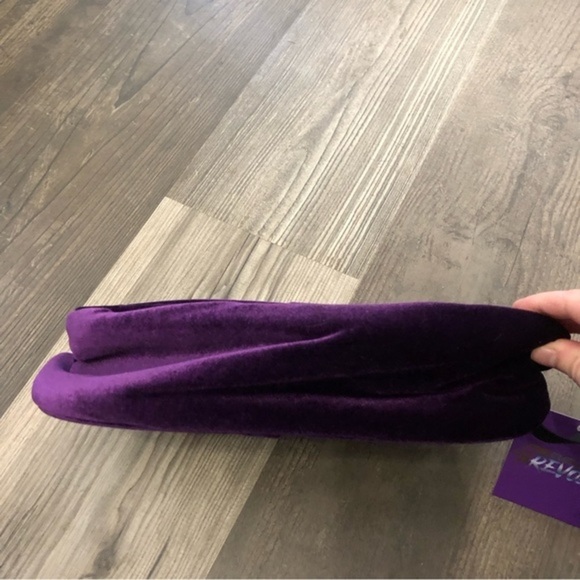 Rebel Revolt Velour Purple Belt Bag - Picture 5 of 6